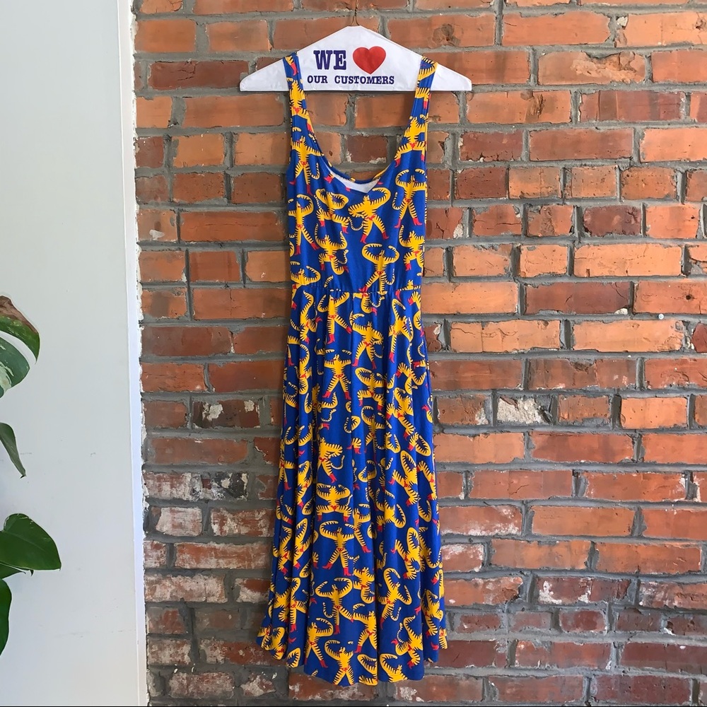 Nooworks Vacation Dress in Tiger Man